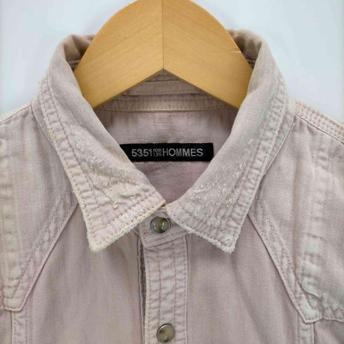 ゴーサンゴーイチプールオム 5351 POUR LES HOMMES リメイクダンガリー シャツパンツ セットアップ メンズ JPN:3