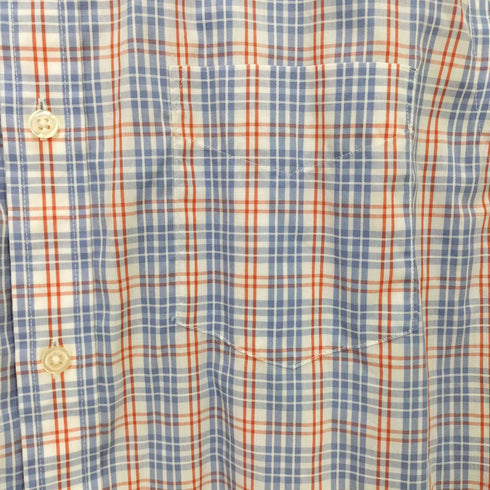 バナナリパブリック BANANA REPUBLIC NON IRON TAILORED SLIM チェック ボタンダウン L/S シャツ メンズ 16 1/2