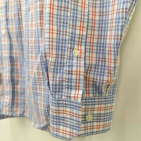 バナナリパブリック BANANA REPUBLIC NON IRON TAILORED SLIM チェック ボタンダウン L/S シャツ メンズ 16 1/2