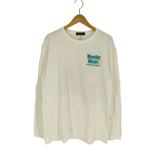 GOLFICKERS GOLF MORNING WOODS キャラクター両面プリント L/S クルーネック Tシャツ メンズ import:XL