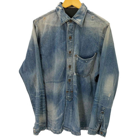 ダブルアールエルラルフローレン RRL RALPH LAUREN REPAIRED DENIM COVERALL JACKET メンズ import:M