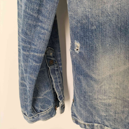 ダブルアールエルラルフローレン RRL RALPH LAUREN REPAIRED DENIM COVERALL JACKET メンズ import:M