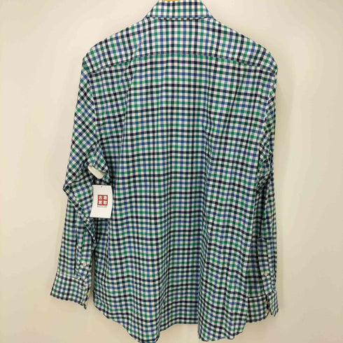 バナナリパブリック BANANA REPUBLIC NON IRON SLIM FIT チェック ボタンダウン L/S シャツ メンズ import:L