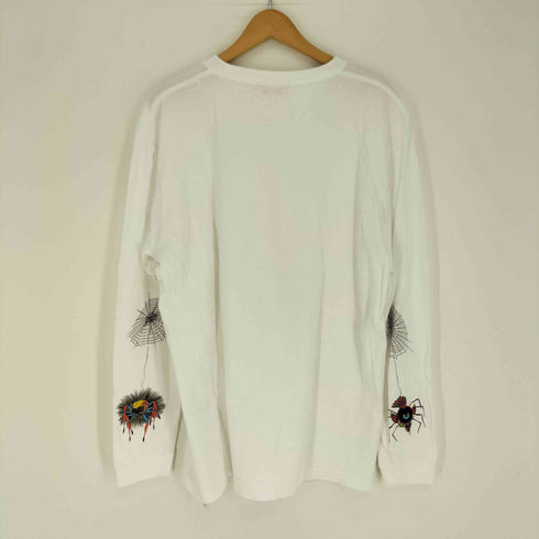ビームス BEAMS CULTUART コラボ 笑う蜘蛛 袖プリント L/S Tシャツ メンズ import:XL