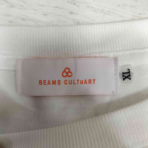ビームス BEAMS CULTUART コラボ 笑う蜘蛛 袖プリント L/S Tシャツ メンズ import:XL