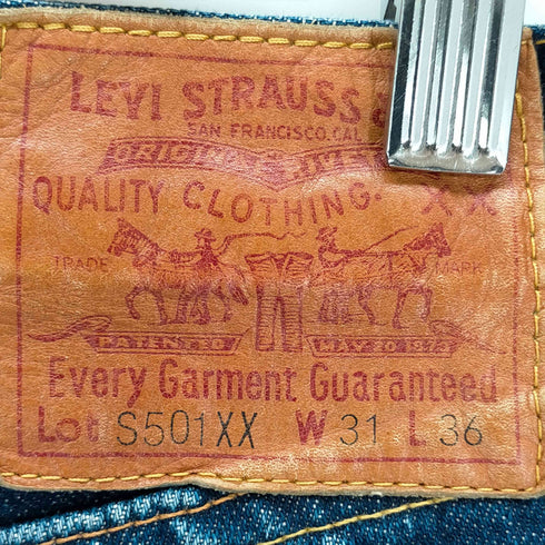 リーバイス Levis 99年製 S501XX ボタン裏555 大戦モデル復刻 ビッグE 44501-0022 メンズ W31