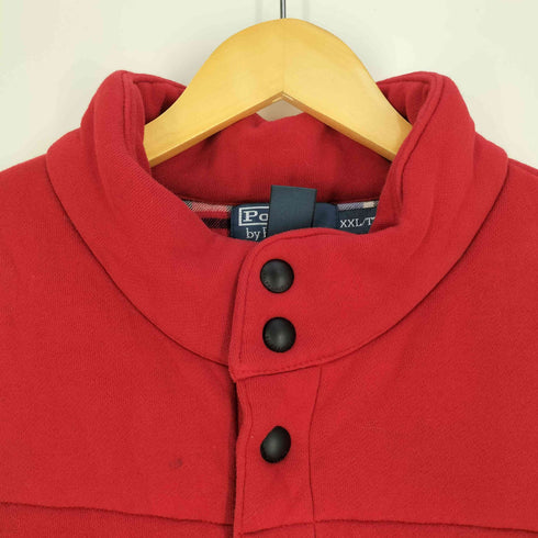 ポロバイラルフローレン Polo by RALPH LAUREN ポニー刺繍 裏地チェック 中綿 パデッド ベスト メンズ XXL