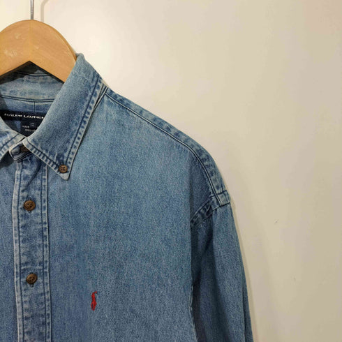 ラルフローレンスポーツ RALPH LAUREN SPORT スモールポニー 刺繍 デニムボタンダウンシャツ メンズ 10