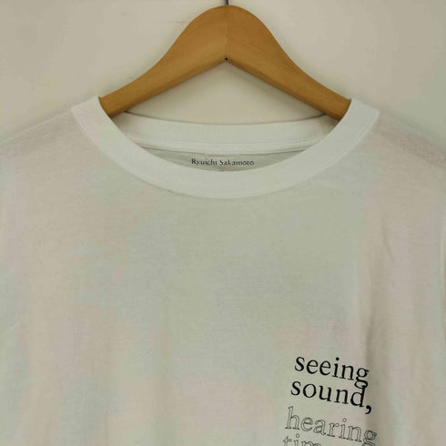 音を視る 時を聴く 作曲家 両面プリント L/S クルーネック Tシャツ メンズ JPN:XL