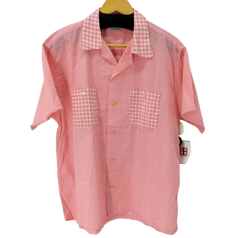 MAMMOTH CAVE 50-60S S/S チェックデザインオープンカラーシャツ メンズ