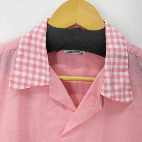 MAMMOTH CAVE 50-60S S/S チェックデザインオープンカラーシャツ メンズ