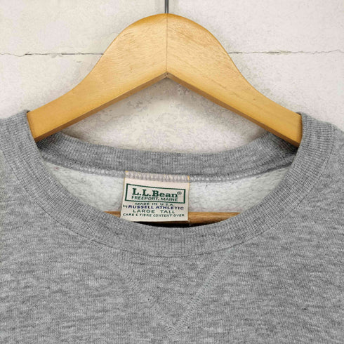 エルエルビーン L.L.Bean USA製 前V クルーネックトレーナー メンズ LARGE TALL