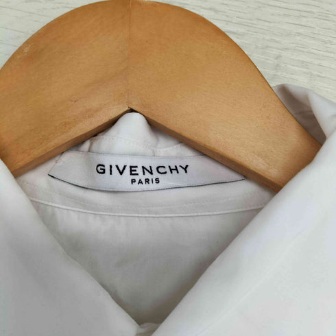 ジバンシィ GIVENCHY スター エンブロイダリー 比翼 シャツ メンズ 39