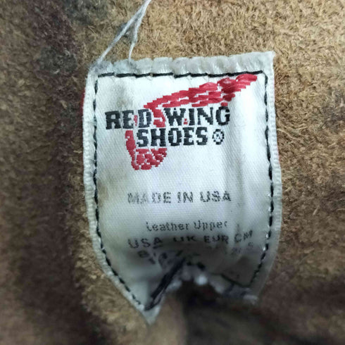 レッドウィング RED WING 90S 羽タグ MADE IN USA 8-inch Classic Moc メンズ JPN:26.5