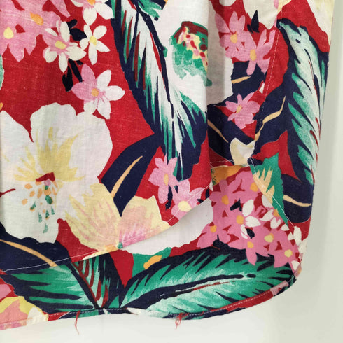 GARYS&COMPANY 90-00S USA製 BD S/S 花柄シャツ メンズ import:XL