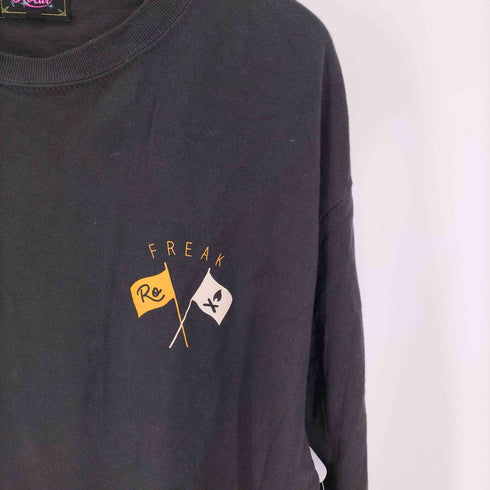 ローター ROTAR FREAK プリント L/S クルーネック Tシャツ メンズ import:XL