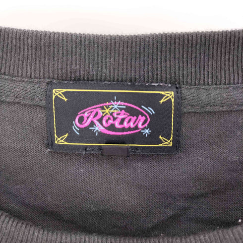 ローター ROTAR FREAK プリント L/S クルーネック Tシャツ メンズ import:XL