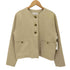 quaranciel 24SS ノーカラー クラシカル ジャケット カーディガン レディース FREE