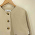 quaranciel 24SS ノーカラー クラシカル ジャケット カーディガン レディース FREE
