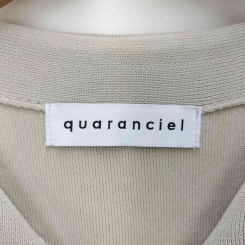 quaranciel 24SS ノーカラー クラシカル ジャケット カーディガン レディース FREE