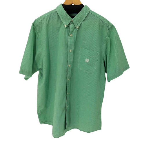 チャップス CHAPS BD S/S ギンガムチェック柄シャツ メンズ JPN:XL