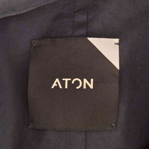 エイトン ATON OVERSIZED SHIRT COTTON TWILL メンズ JPN:4