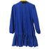 ザラ ZARA L/Sノーカラーシャツワンピース レディース import:L