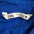 ザラ ZARA L/Sノーカラーシャツワンピース レディース import:L