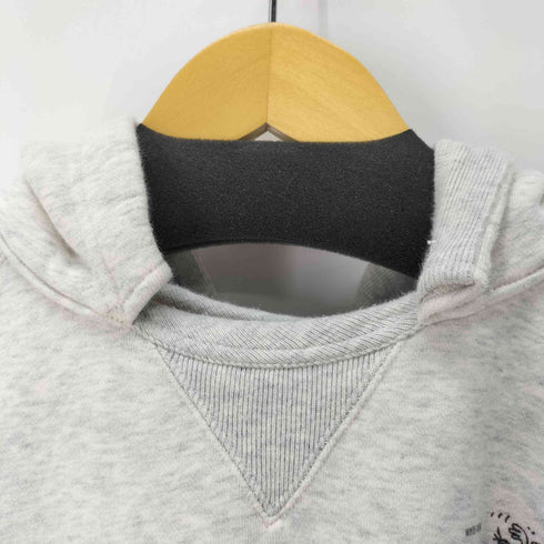 B.V.D フロントキャラクタープリント 後付けパーカー メンズ import:XL