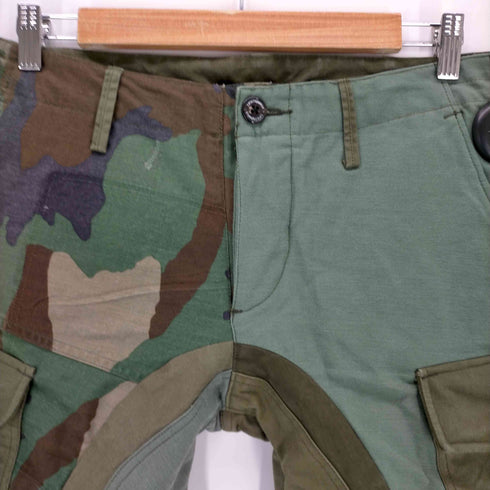 ウノピュウノウグァーレトレ 1PIU1UGUALE3 remake M-65 field shorts メンズ JPN:4