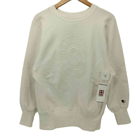 チャンピオン Champion 刺繍タグ USA製 REVERSE WEAVE カレッジ刺繍ロゴ トレーナー メンズ import:M
