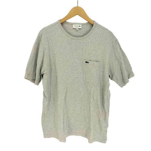 ラコステ LACOSTE ロゴ ワッペン ポケット Tシャツ メンズ FR:4