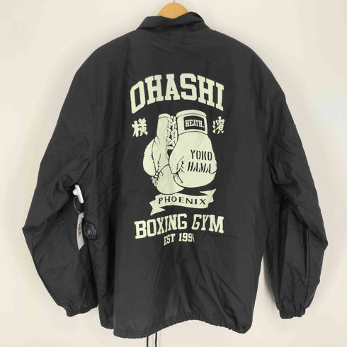 LIMITED COACH JACKET ボクシングジム 両面プリント 裏地ボア コーチジャケット メンズ JPN:XL