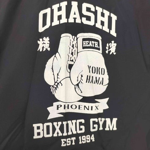 LIMITED COACH JACKET ボクシングジム 両面プリント 裏地ボア コーチジャケット メンズ JPN:XL