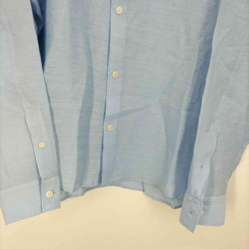 ザラ ZARA 25SS TEXTURE― テクスチャー レーヨン混 L/S シャツ メンズ import:XL