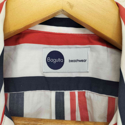 バグッタ Bagutta ストライプ柄開襟シャツ メンズ JPN:M