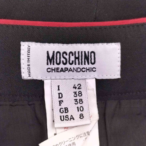 モスキーノ MOSCHINO イタリア製 バラ刺しゅう ハーフパンツ レディース JPN:42