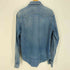 ブルーブルー BLUE BLUE ロゴステッチ フラップポケット L/S デニム ウエスタン シャツ メンズ import:XL