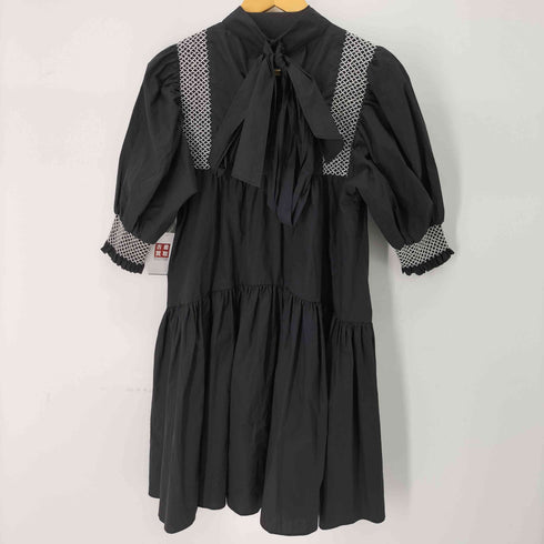 リリーブラウン Lily Brown スモッキングミニワンピース レディース ONE SIZE