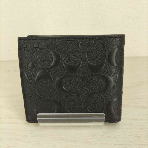 コーチ COACH デボスト シグネチャー クロスグレーン レザー コイン ウォレット メンズ
