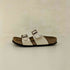ビルケンシュトック BIRKENSTOCK Arizona / アリゾナ ビルコフロー - グレイスフル パールホワイト レディース JPN:24