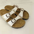 ビルケンシュトック BIRKENSTOCK Arizona / アリゾナ ビルコフロー - グレイスフル パールホワイト レディース JPN:24