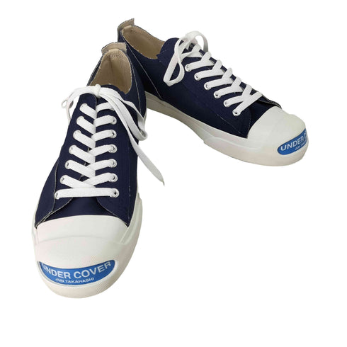 アンダーカバー UNDERCOVER 22AW TOE LOGO CANVAS SNEAKERS メンズ JPN:L