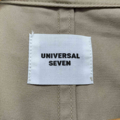 ユニヴァーサルティシュ UNIVERSAL SEVEN コットンウエポン ワイドジップ ロング コート レディース
