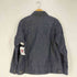 アクアスキュータム AQUASCUTUM リネンブレンド ステッチデザイン シャツジャケット メンズ import:L