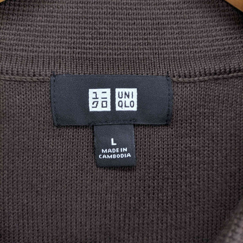 ユニクロ UNIQLO ミラノリブ シャツ カーディガン ニット レディース JPN:L