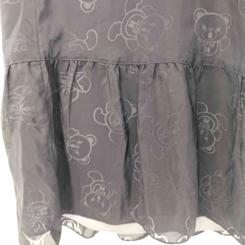 ヒステリックグラマー HYSTERIC GLAMOUR 膝丈 ヒスベア クマ 熊 フリルワンピース レディース FREE