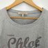 シーバイクロエ SEE BY CHLOE フリル袖 ロゴ クルーネックTシャツ レディース JPN:36