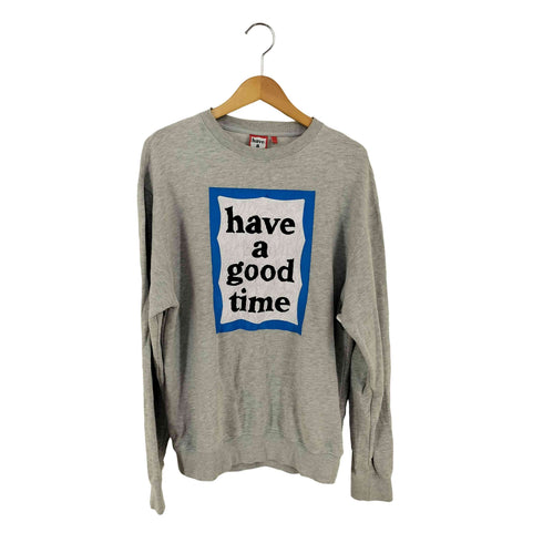 ハブアグッドタイム HAVE A GOOD TIME BLUEFRAME CREWNECK メンズ JPN:L