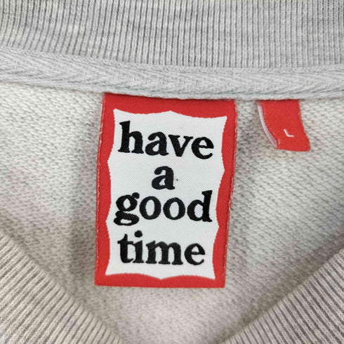 ハブアグッドタイム HAVE A GOOD TIME BLUEFRAME CREWNECK メンズ JPN:L